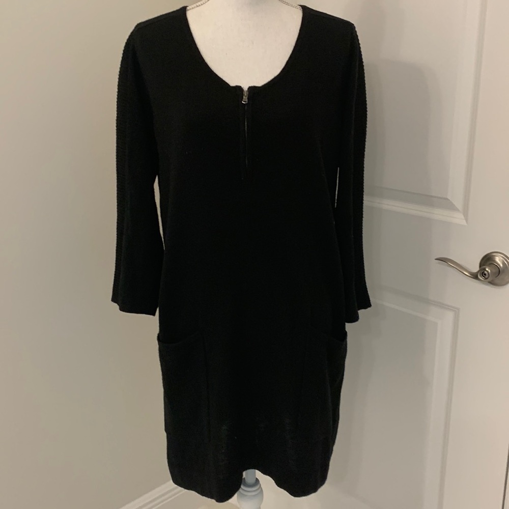 Kenneth Cole Black sweater dress